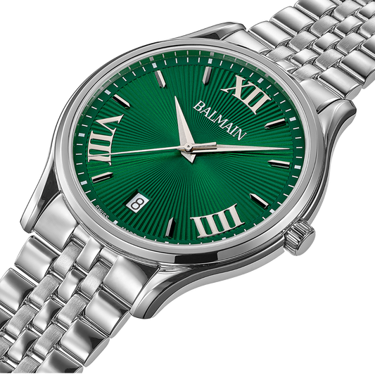 Balmain Beleganza 40mm Green Dial Men's Watch B13413371