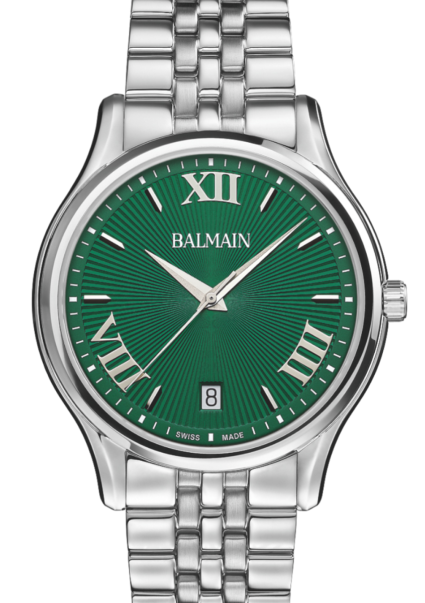 Balmain Beleganza 40mm Green Dial Men's Watch B13413371 – Time