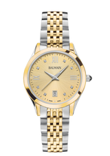 Balmain Classic R 34mm Yellow Dial Women's Watch B43123125U