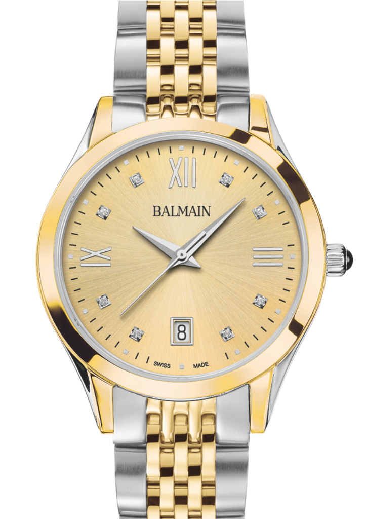 Balmain Classic R 34mm Yellow Dial Women's Watch B43123125U – Time