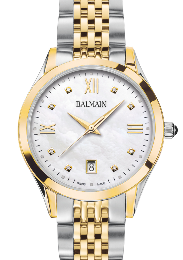 Balmain Classic R 34mm White Mother of Pearl Dial Women's Watch
