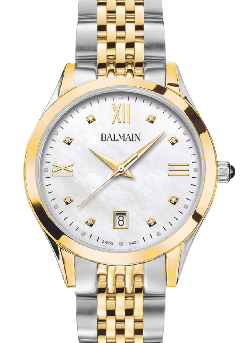 Balmain Classic R 34mm White Mother of Pearl Dial Women's Watch B43123182U