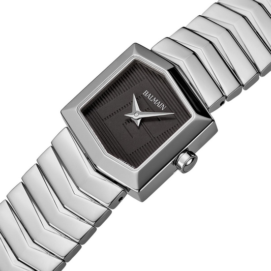 Balmain Taffetas 22.5mm Black Dial Women's Watch B46513368