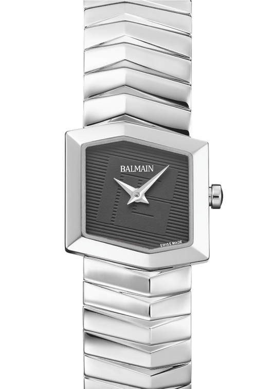 Balmain Taffetas 22.5mm Black Dial Women's Watch B46513368