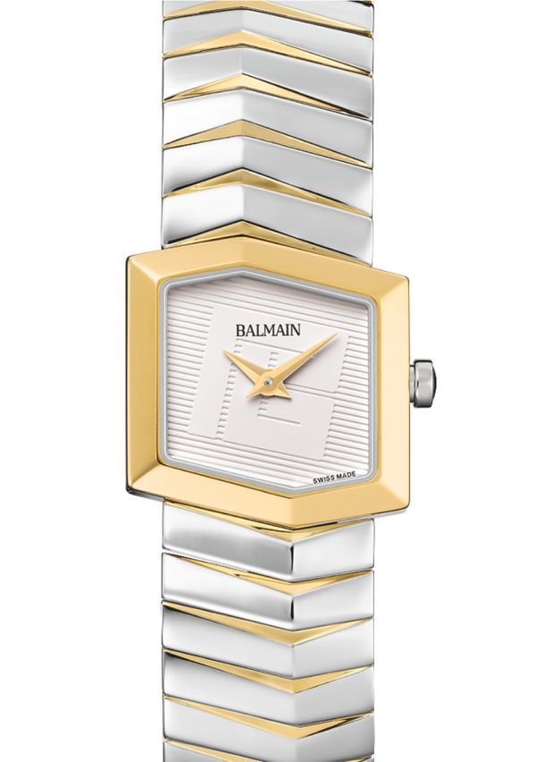 Balmain Taffetas 22.5mm White Dial Women's Watch B46523928 – Time Balmain Taffetas 22.5mm White Dial Women's Watch B46523928 – Time