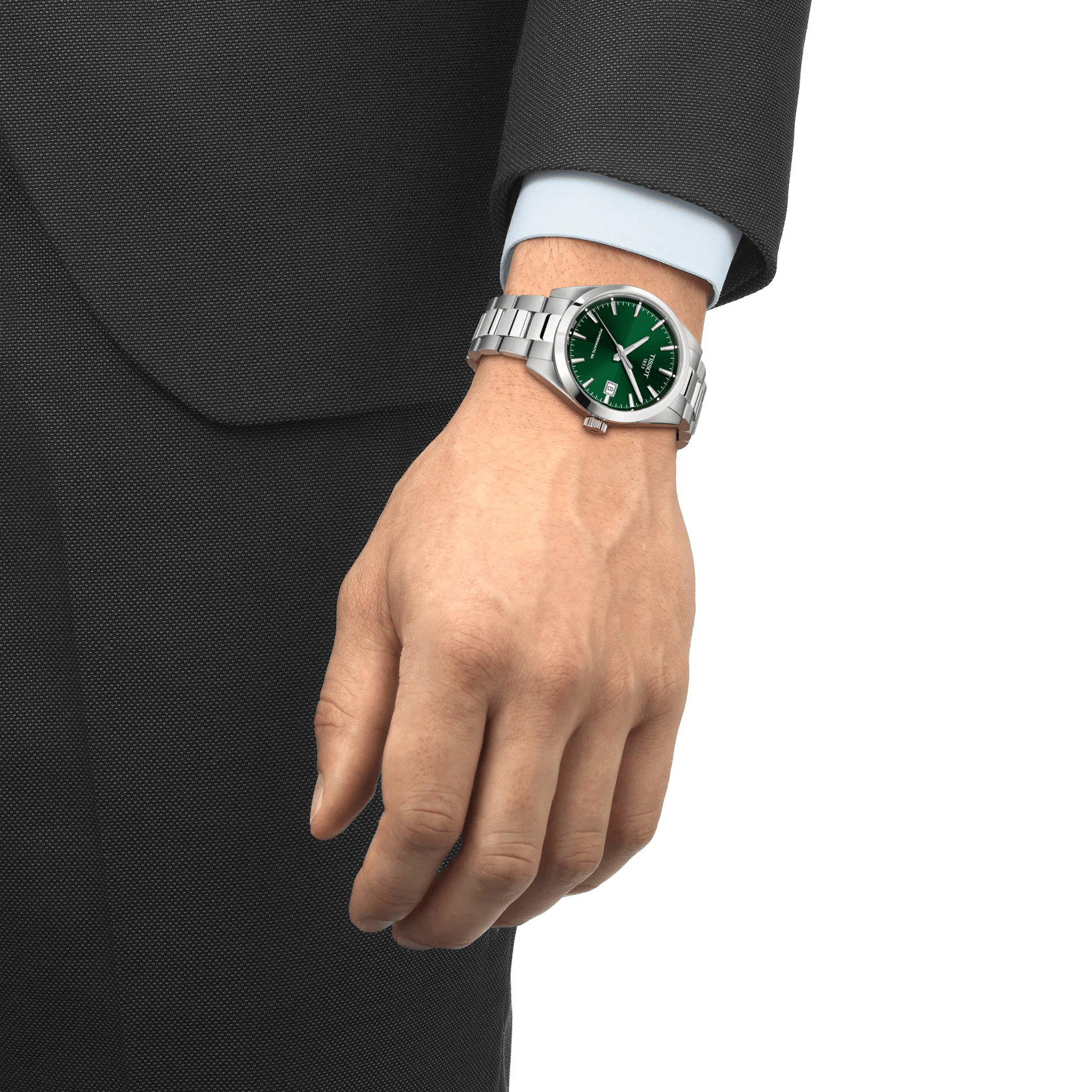 Tissot Gentleman 38mm Green Dial Men's Watch T1658071109100