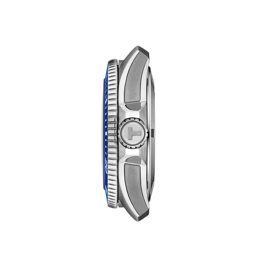 Tissot Seastar 2000 Powermatic 80 44mm Blue Dial Men's Watch T1209071704100