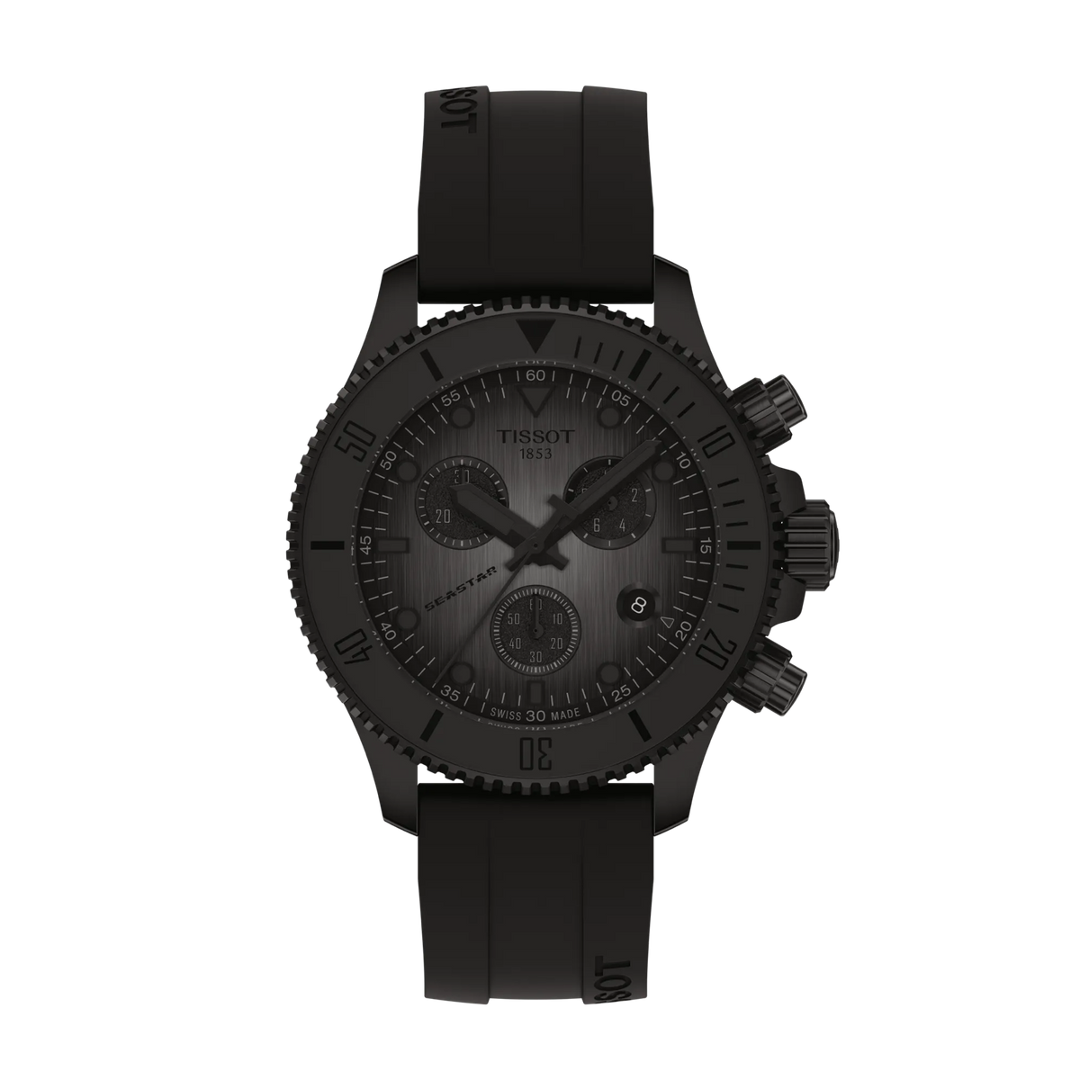 Tissot Seastar 1000 38mm Grey-Black Dial Men's Watch T1202173706100