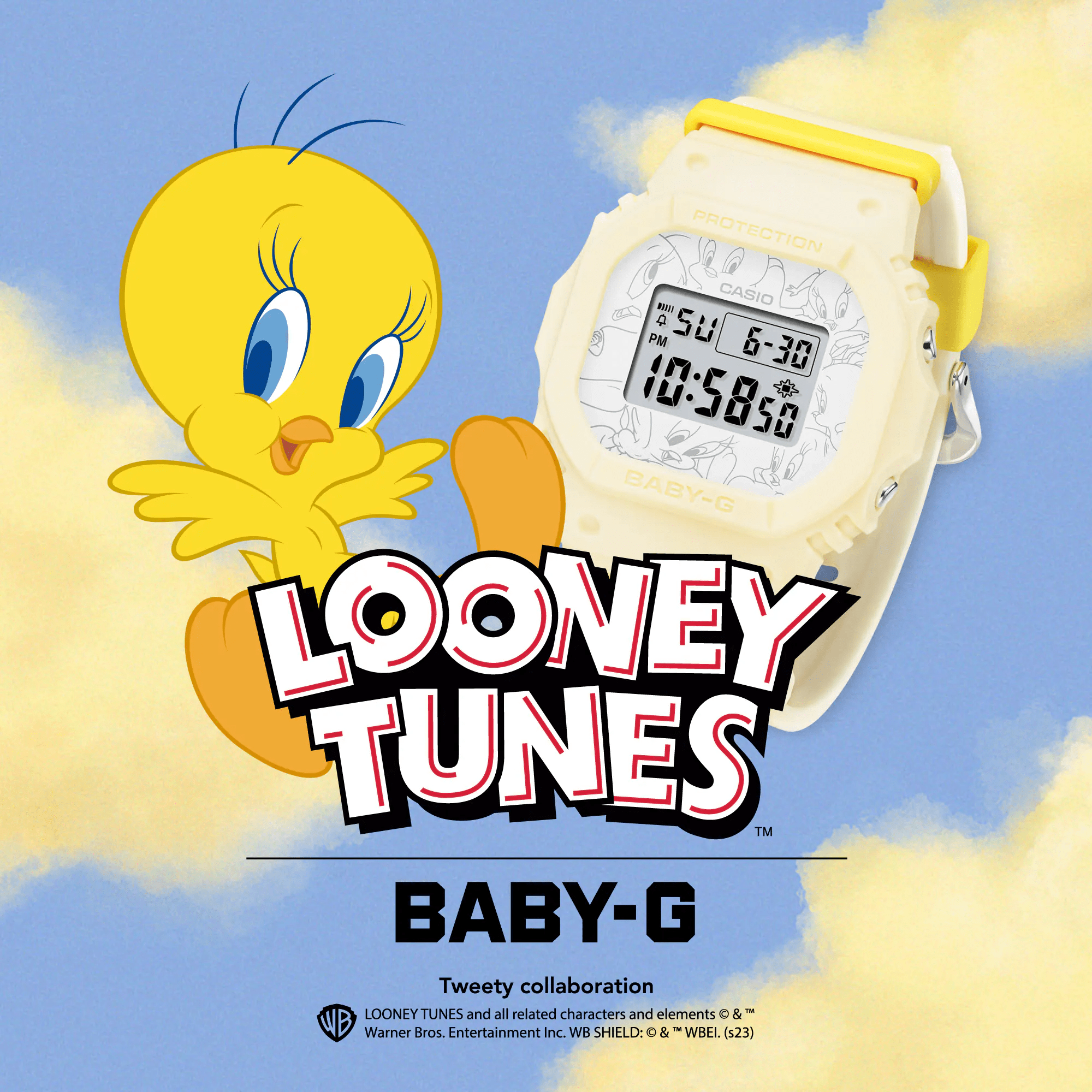 G-Shock Baby-G Looney Tunes Tweety Women's Watch BGD565TW-5