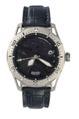 SOLAR AQUA Mishipeshu O. Blue Croco 40mm Blue Dial Men's Watch SA0050.0022.C