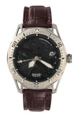 SOLAR AQUA Mishipeshu O. Brown Croco 40mm Brown Dial Men's Watch SA0050.0024.C