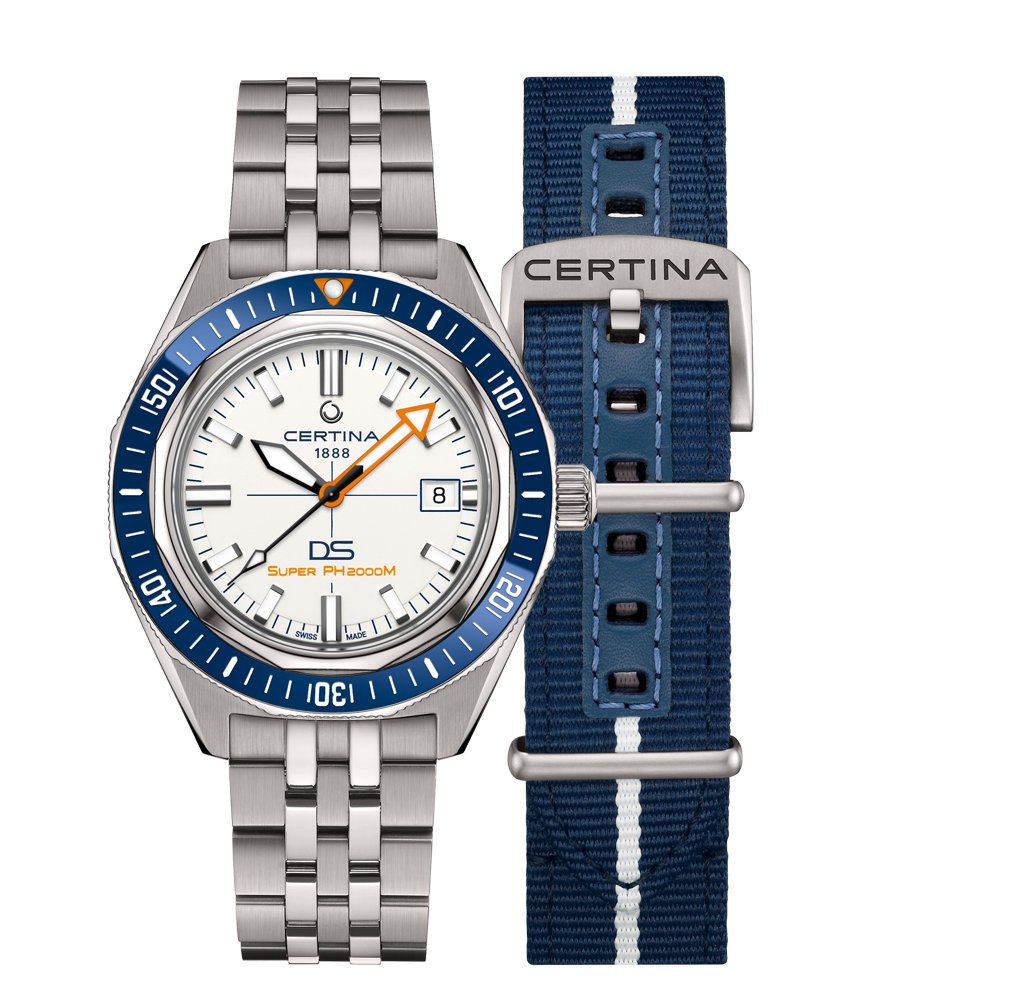 Certina DS Super PH2000M 43mm White Dial Men's Watch C0506074401102