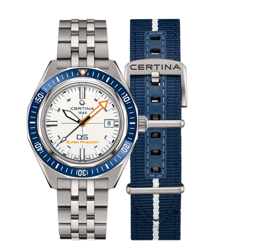 Certina DS Super PH2000M 43mm White Dial Men's Watch C0506074401102