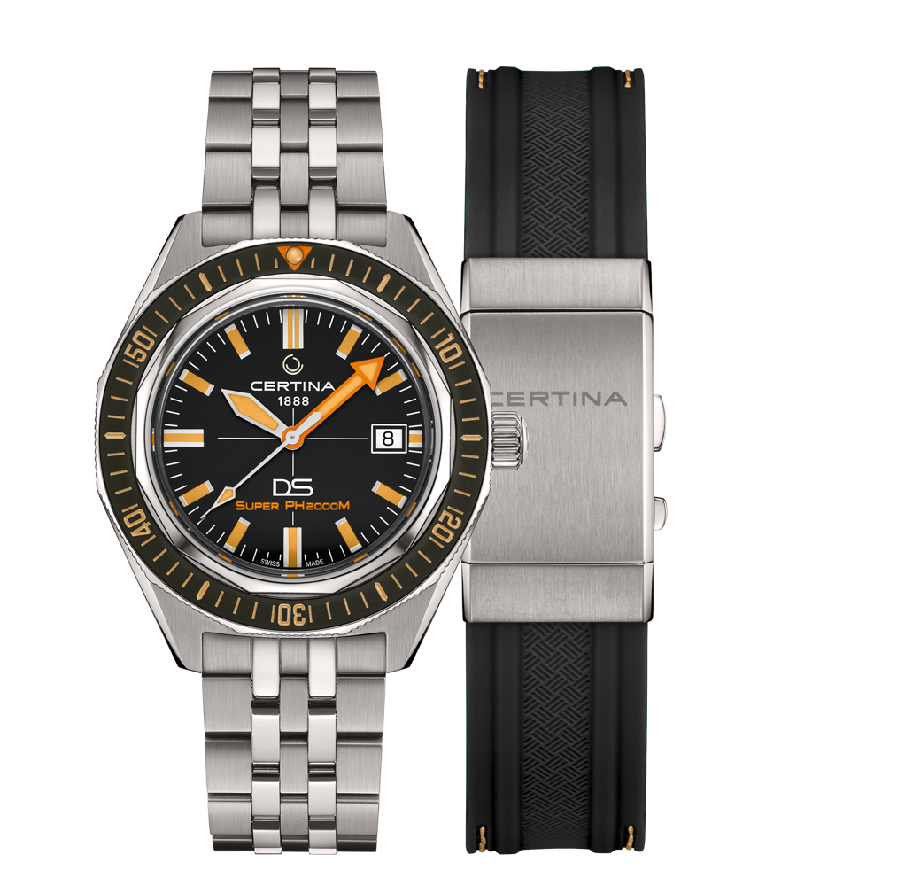 Certina DS Super PH2000M 43mm Black Dial Men's Watch C0506074405102
