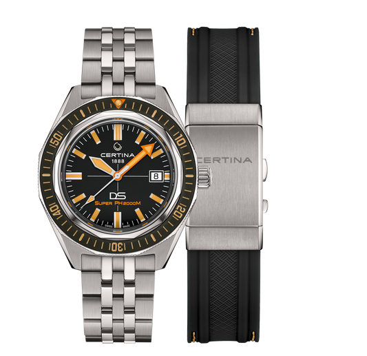 Certina DS Super PH2000M 43mm Black Dial Men's Watch C0506074405102