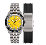 Certina DS Super PH2000M 43mm Yellow Dial Men's Watch C0506074436102