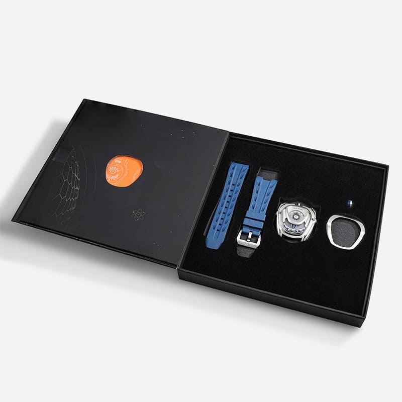 Tsar Bomba Reactor 44mm Blue Dial Men's Watch TB8213A(1+2)-03