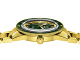 RADO Captain Cook 42mm Yellow Gold Green Dial Men's Watch R32136323