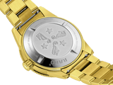 RADO Captain Cook 42mm Yellow Gold Green Dial Men's Watch R32136323