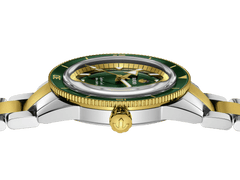 RADO Captain Cook Automatic 42mm Yellow Gold-Green Men's Watch R32138303