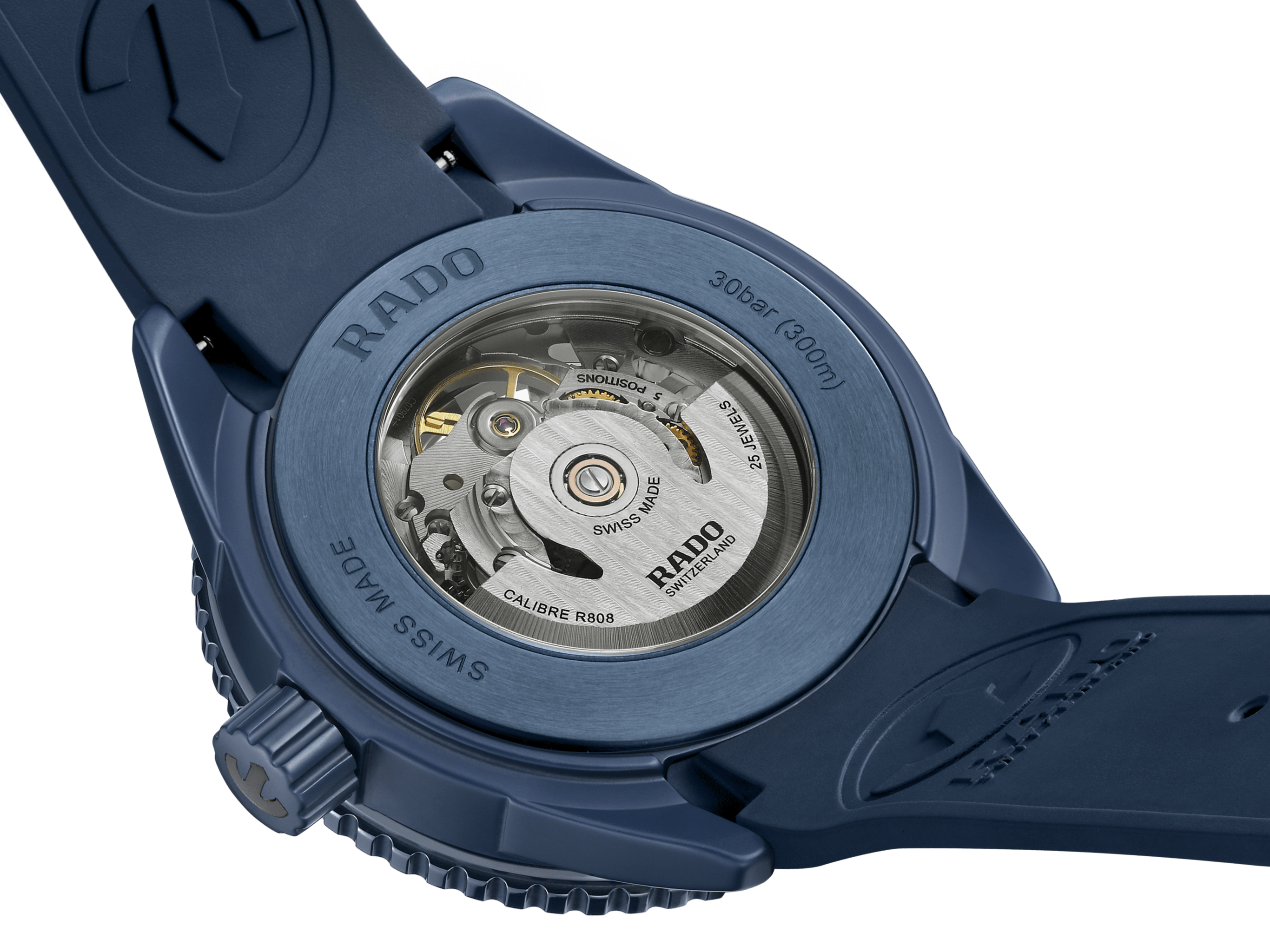 RADO Captain Cook Matte Navy Blue High-Tech Ceramic 43mm Men's Watch R32153209