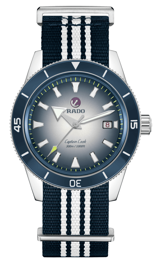 RADO Captain Cook 42mm Automatic Blue Dial Men's Watch R32154208