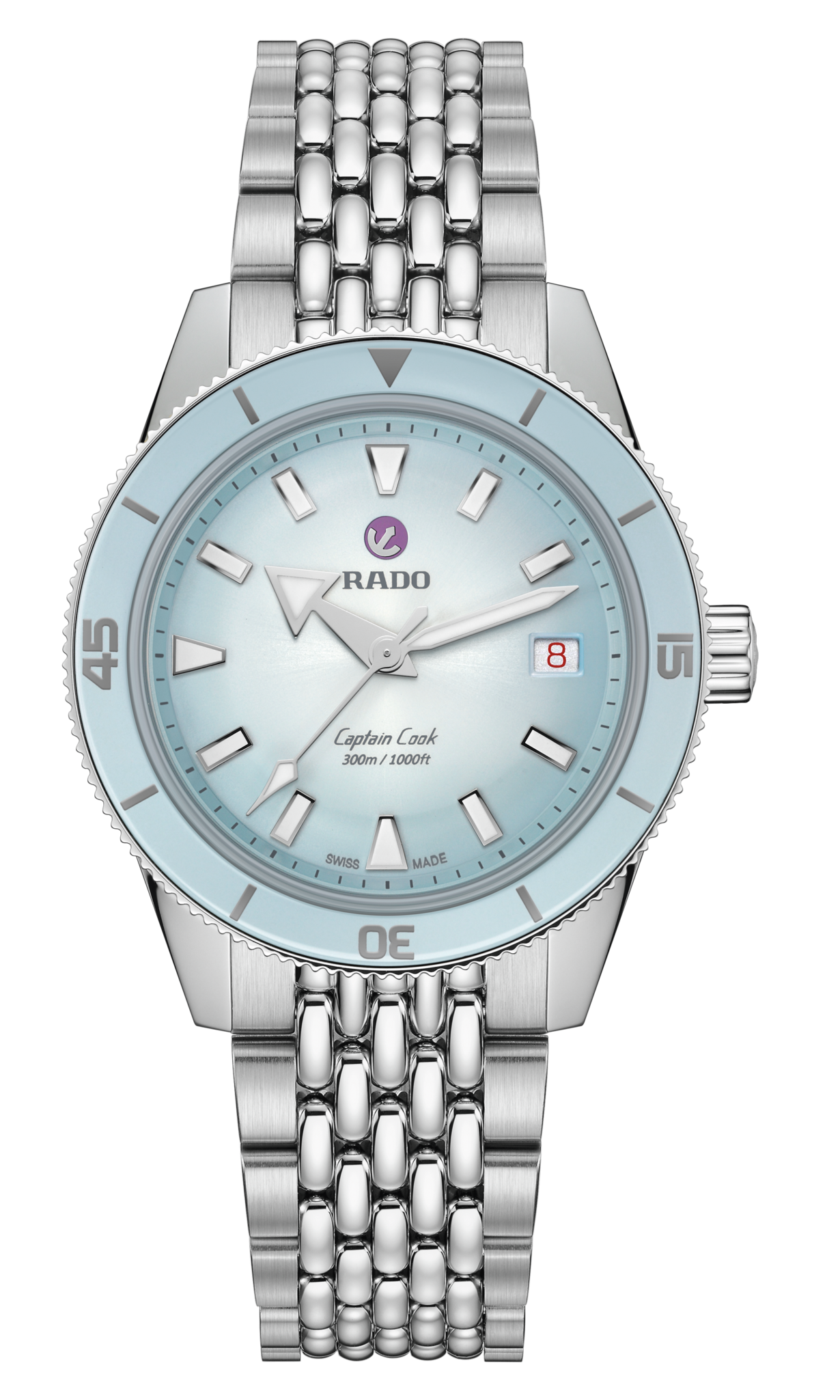 Rado Captain Cook Automatic 39mm Blue Dial Men's Watch R32223203