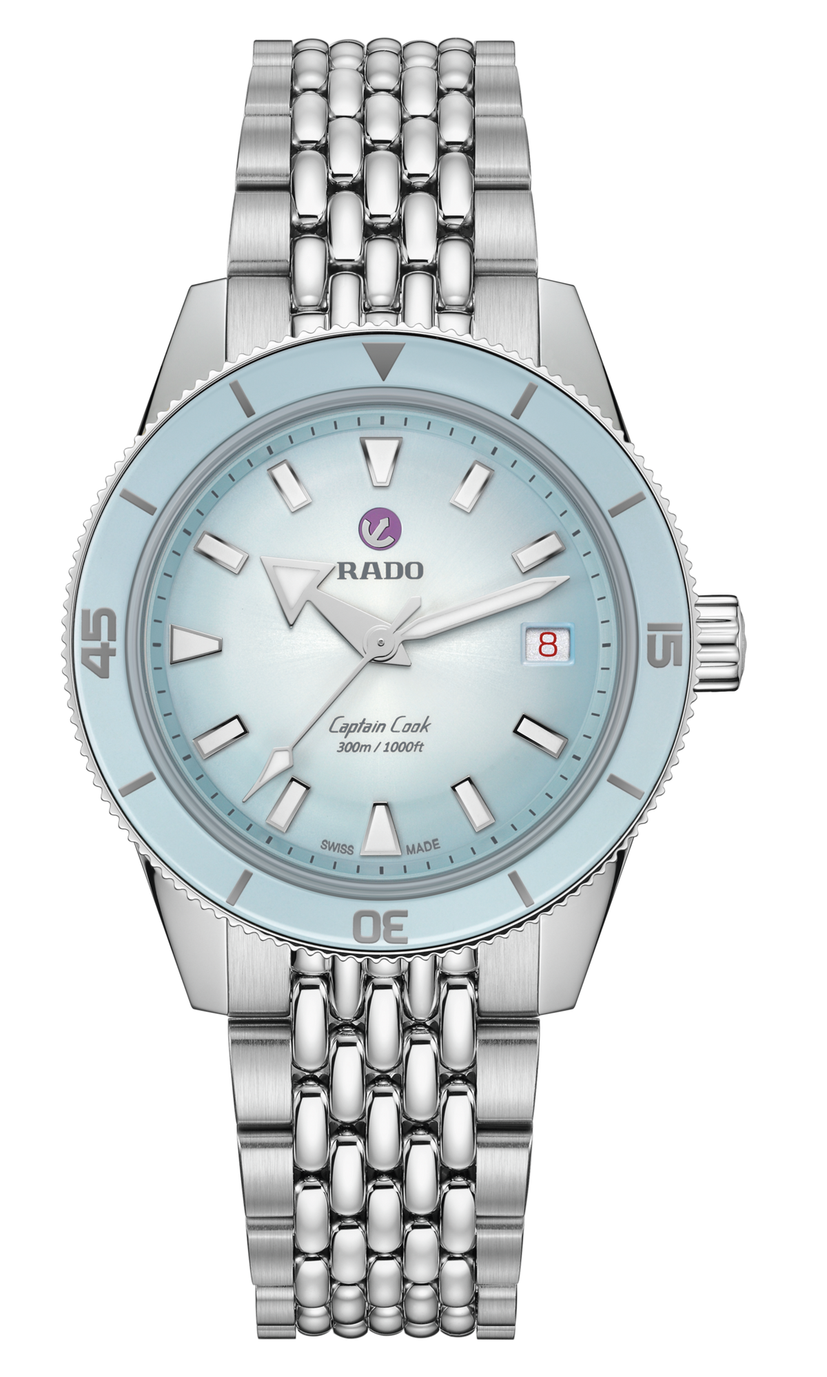 Rado Captain Cook Automatic 39mm Blue Dial Men's Watch R32223203