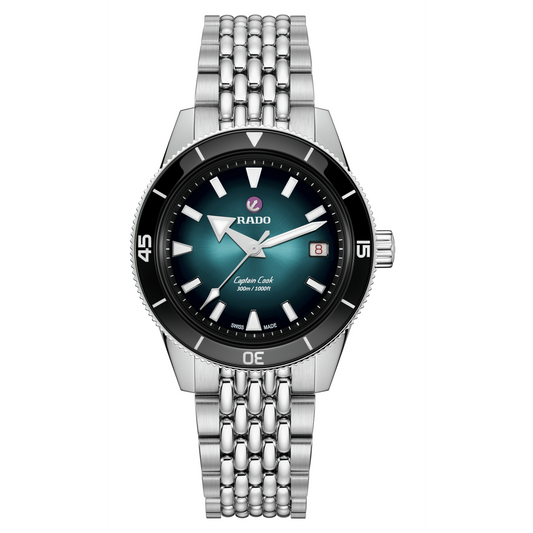 RADO Captain Cook Automatic 39mm Turquoise Dial Men's Watch R32223213