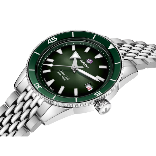 Rado Captain Cook Automatic 39mm Green Dial Men's Watch R32223313