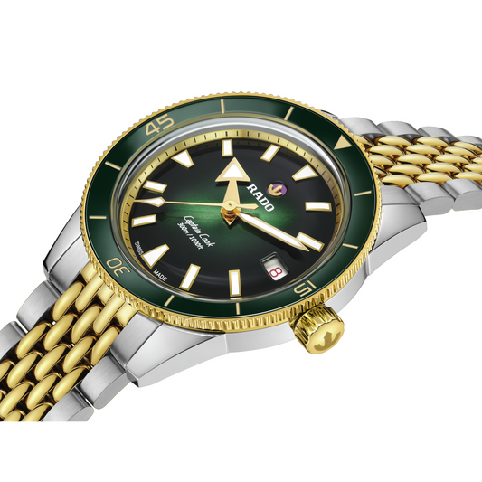 RADO Captain Cook Automatic 39mm Green Dial Men's Watch R32225313