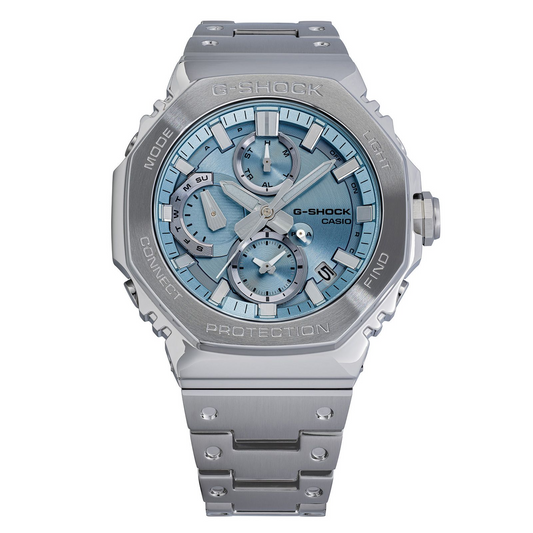 G-Shock Full-Metal Chronograph 46.3mm Ice Blue Dial Men's Watch GMCB2100AD2A