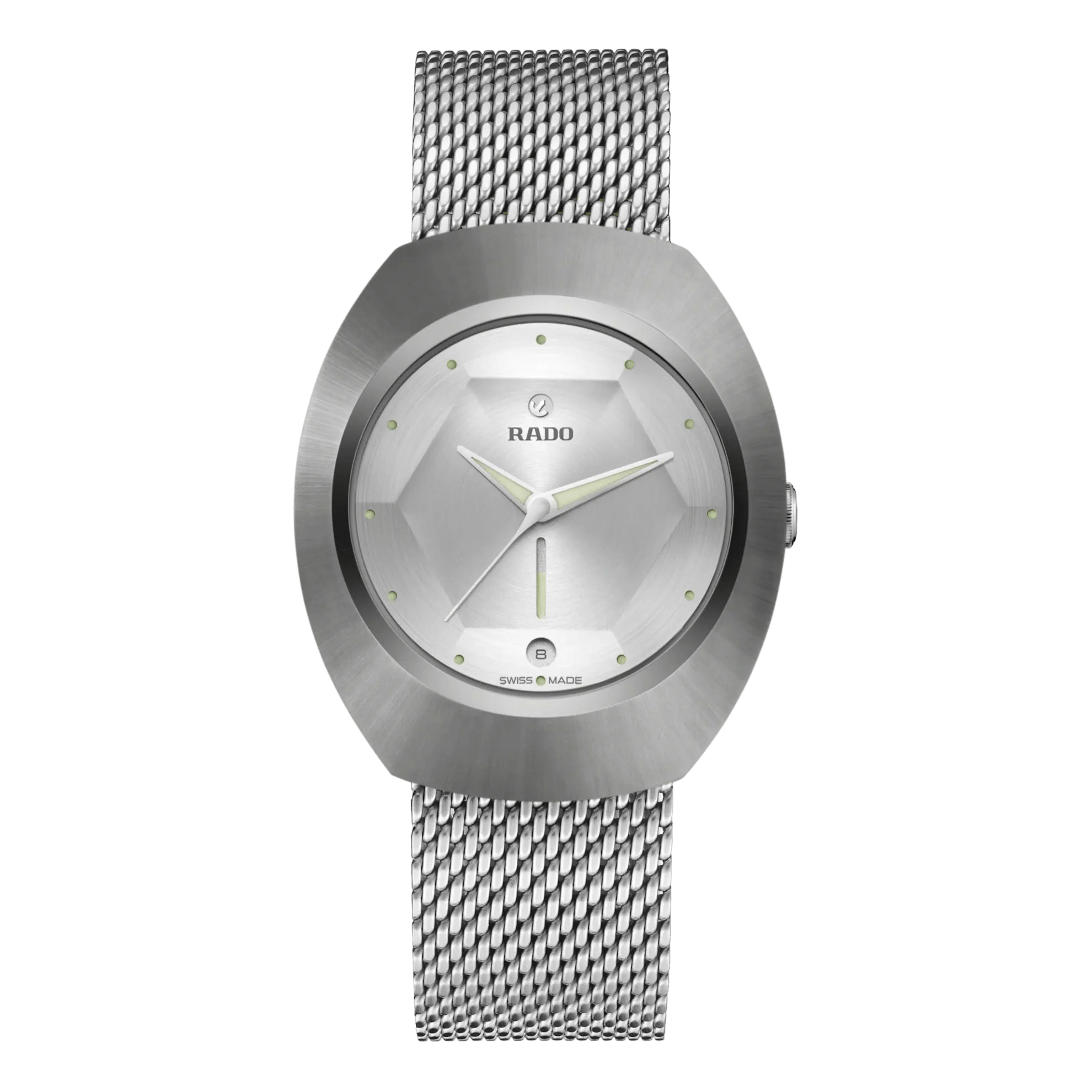 RADO Switzerland R30931713 Analogue Men's Watch (Silver Dial Silver Colored  Strap) : Amazon.in: Fashion