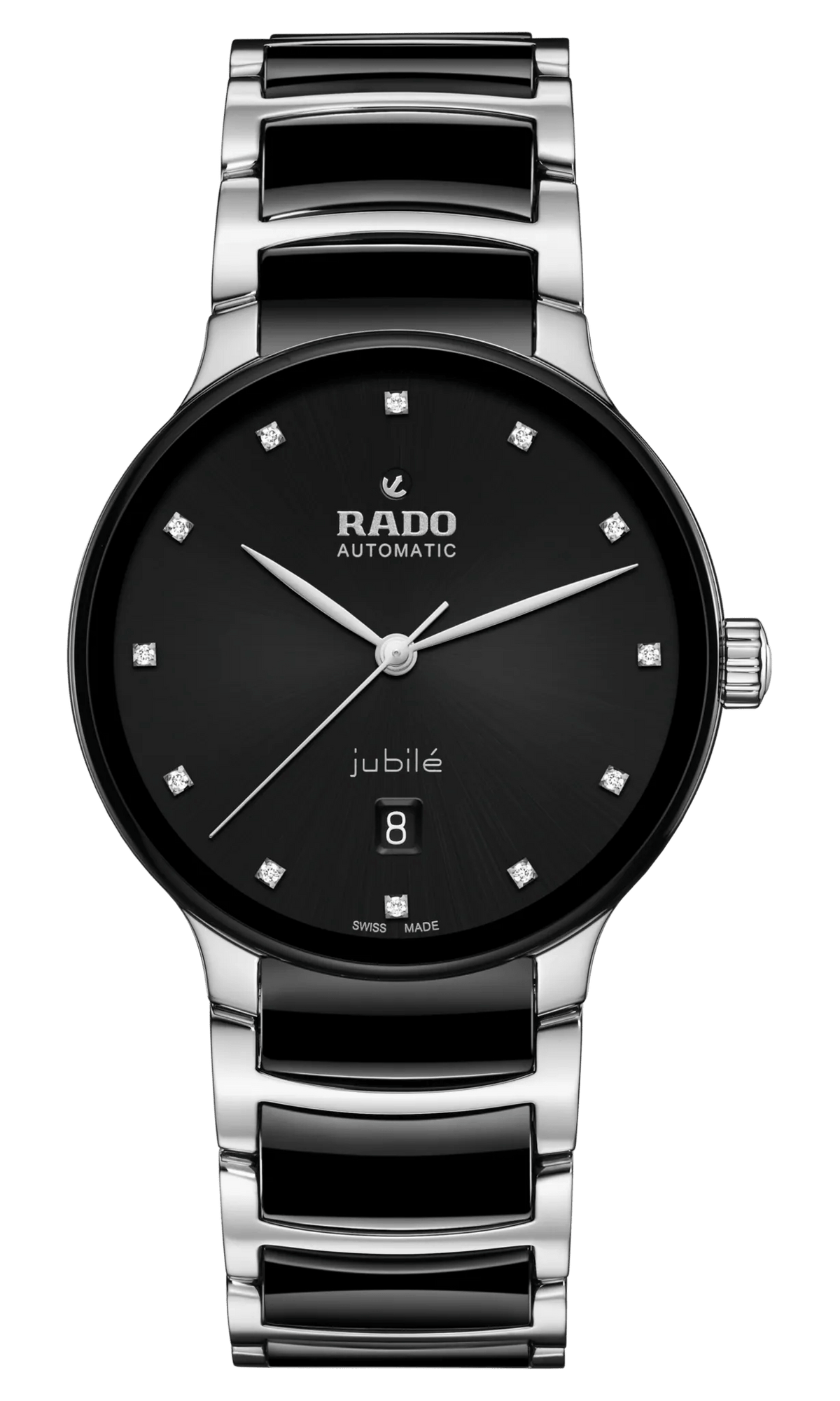 Rado men's centrix diamonds bracelet watch Clearance