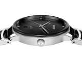 RADO Centrix Diamonds Silver-Black Ceramic 39.5mm Men's Watch R30021712
