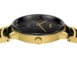 RADO Centrix Diamonds Gold-Black Ceramic 39.5mm Men's Watch R30022712