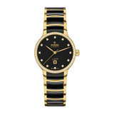 RADO Centrix Automatic Diamonds 30.5mm Black Lacquered Dial Women's Watch R30227702