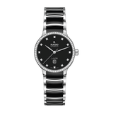 RADO Centrix Automatic Diamonds 30.5mm Black Lacquered Dial Women's Watch R30228702