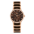 RADO Centrix Automatic Diamonds 35mm Brown Mother of Pearl Dial Women's Watch R30230922