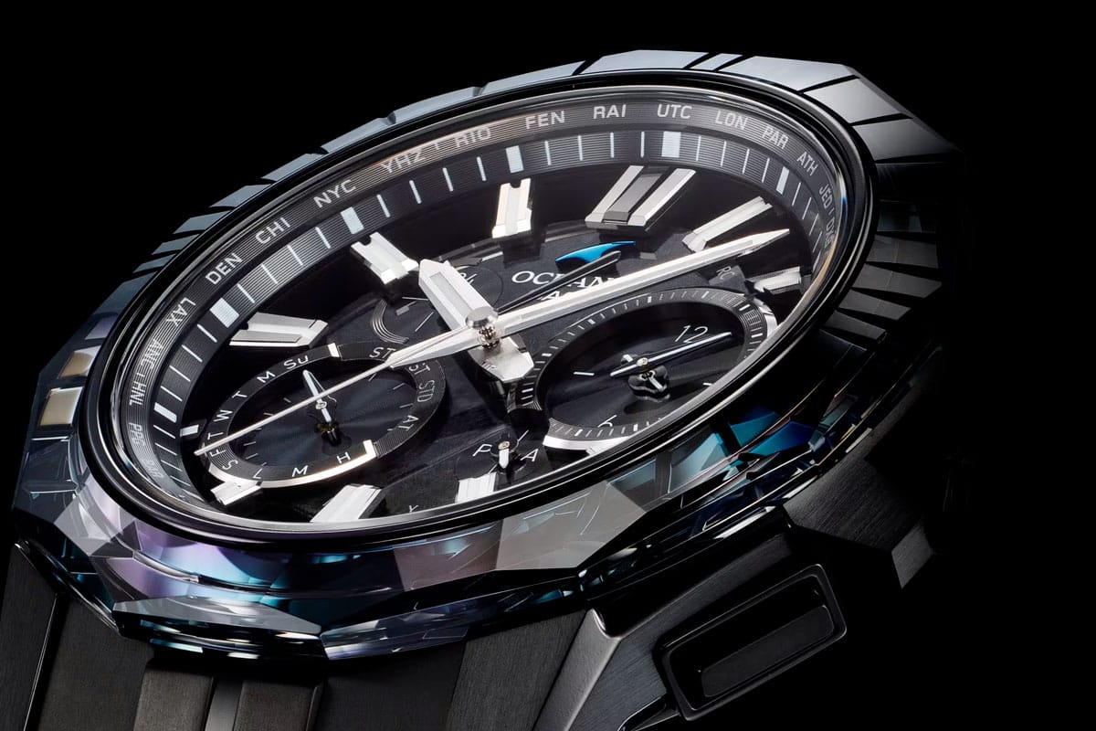 Casio Oceanus Manta 43mm Black Dial Men's Watch OCWSG1000CN-1A