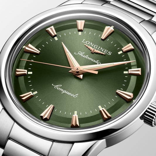 Longines Conquest Heritage 40mm Green Dial Men's Watch L16504026
