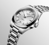 Longines Conquest 34mm Silver Dial Steel Women's Watch L34304726