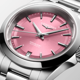 Longines Conquest 34mm Pink Dial Steel Women's Watch L34304996