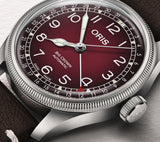 Oris Big Crown Pointer Date Cervo Volante 40mm Burgundy Dial Men's Watch 01 754 7785 4038-Set