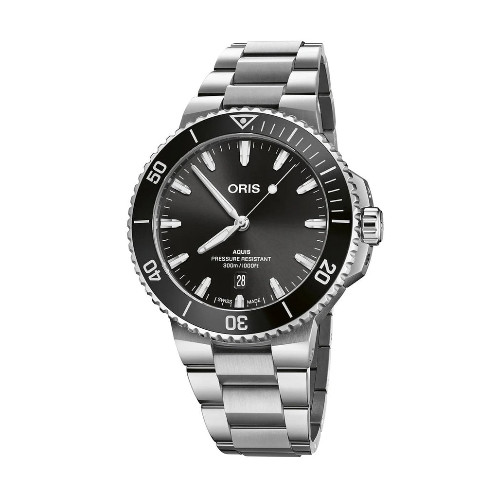 Oris Aquis Date 43.5mm Black Dial Men's Watch 01 733 7789 4154-07
