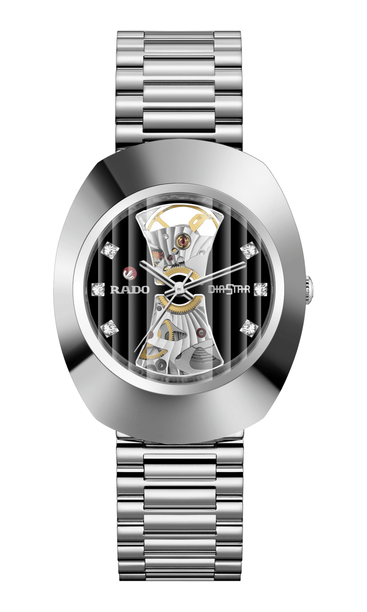 RADO DiaStar Original Open Heart 35mm Black Dial Men's Watch RADO DiaStar Original Open Heart 35mm Black Dial Men's Watch