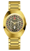 Rado DiaStar Original 38mm Pattern Dial Yellow Gold PVD Men's Watch R12161653