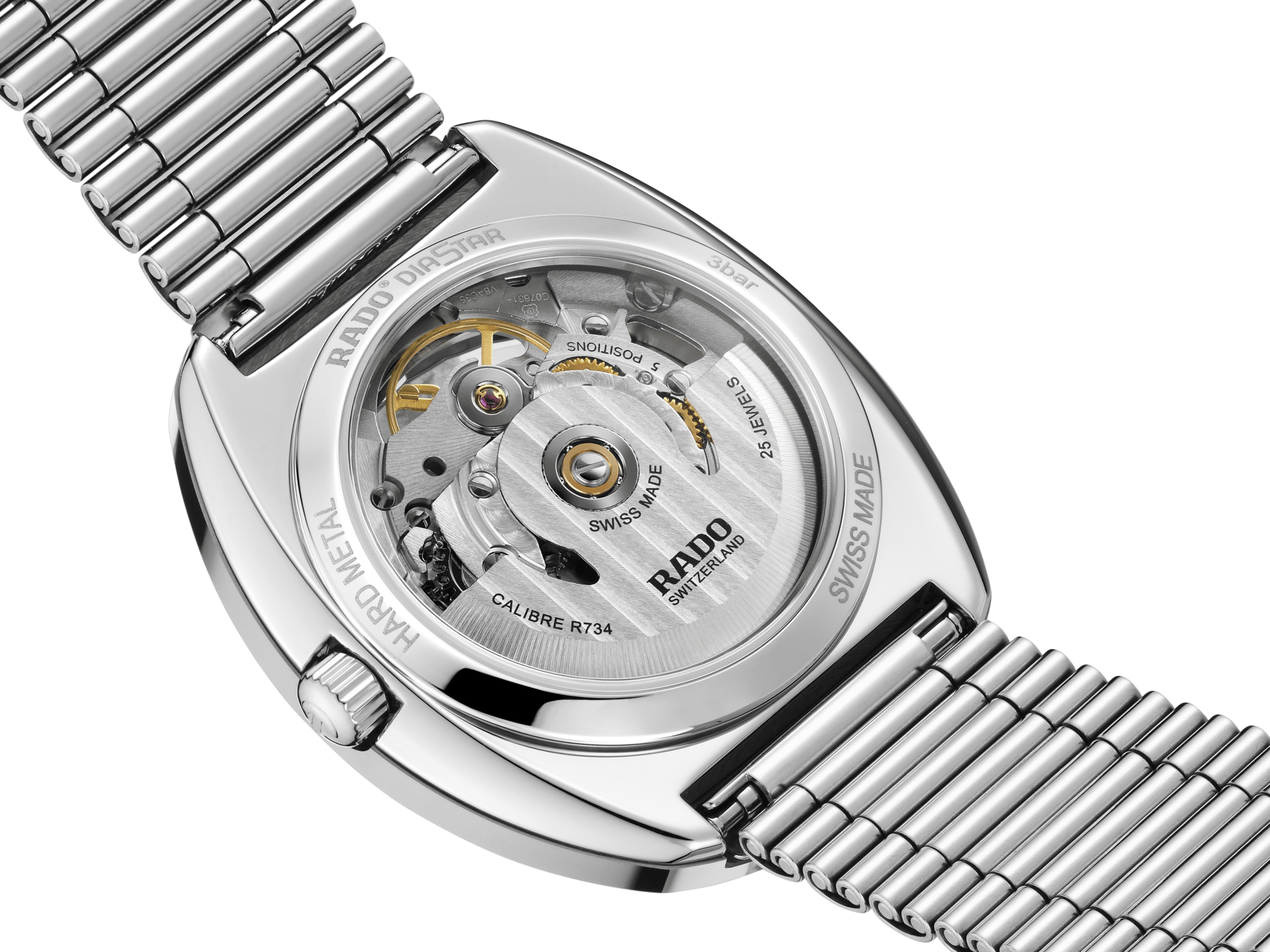 RADO DiaStar Original Open Heart 35mm Black Dial Men's Watch R12063103