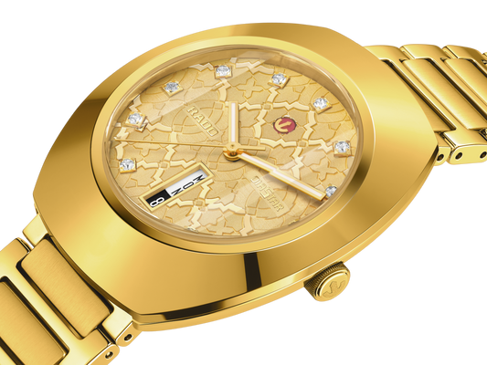 Rado DiaStar Original 38mm Yellow Gold Dial Men's Watch R12161263