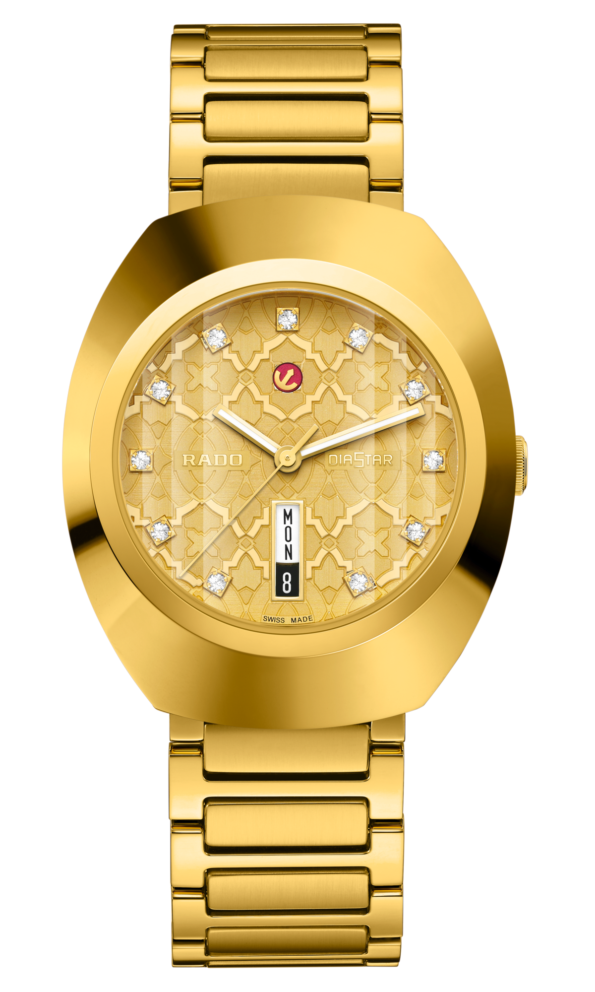 Rado DiaStar Original 38mm Yellow Gold Dial Men's Watch R12161263
